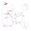 TEKA HSB 6350 SS Wbudowany piekarnik elektryczny, 70L, A+, stal nierdzewna