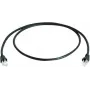 Telegärtner 100008948 kabel krosowy CAT 5e F/UTP RJ45, 7,5 m, czarny, trudnopalny, z ochroną przed zgięciem