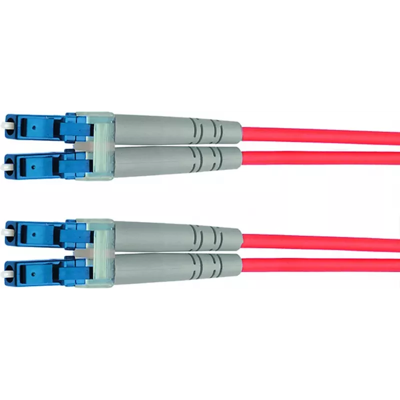 TELEGÄRTNER 10m LC do LC OM4 Duplex 50/125 Światłowód Wielomodowy Patchcord, Fioletowy LSZH 100011512