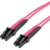TELEGÄRTNER 10m LC do LC OM4 Duplex 50/125 Światłowód Wielomodowy Patchcord, Fioletowy LSZH 100011512
