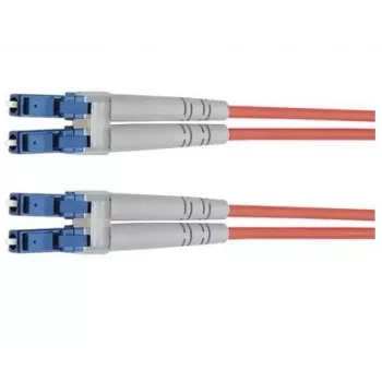 TELEGÄRTNER 10m LC do LC OM4 Duplex 50/125 Światłowód Wielomodowy Patchcord, Fioletowy LSZH 100011512