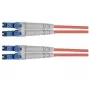 TELEGÄRTNER 10m LC do LC OM4 Duplex 50/125 Światłowód Wielomodowy Patchcord, Fioletowy LSZH 100011512
