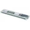 TELEGÄRTNER 19 inch 1U Modularny Panel Krosowy z 24 Modułami AMJ-S Cat.6A Ekranowanymi, T568A, IDC Beznarzędziowe, RJ45/RJ11/RJ12 J02023A0039