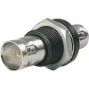 Adapter przelotowy BNC Telegärtner żeński-żeński 50 omów do montażu panelowego, mosiądz niklowany, DC-4 GHz