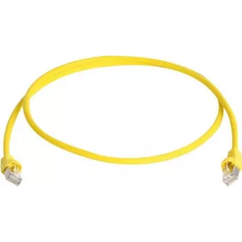 Kabel krosowy Telegärtner CAT.5e, 1m, żółty, U/UTP, LSZH