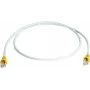 Telegärtner Cat.6A S/FTP kabel krosowany patch, 0,5m, żółty boot, LSZH L00000A0102