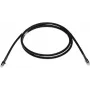 Telegärtner L00010A0392 1m kabel koncentryczny FME męski do FME męski RG174, czarny