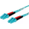 Telegärtner kabel światłowodowy LC-LC wielomodowy OM3 duplex, 1m, Aqua L00870A0003