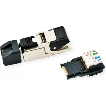 Telegärtner MFP8 RJ45 Connector Cat.6a T568B Shielded with Dust Cap (J00026A2001)