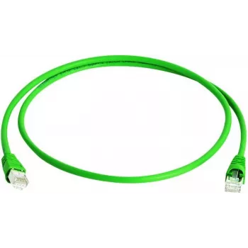 Kabel krosowy Telegärtner MP8 FS 600 Cat.7 S/FTP, RJ-45 męski do RJ-45 męski, 25 m, zielony L00006A0039