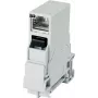 Telegärtner STX RJ45 DIN Rail Outlet Cat.6A Shielded, Light Grey