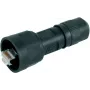 Telegärtner STX V1 zestaw wtyków RJ45 plastikowy wariant 1 prosty 8P8C czarny J80026A0009 1 szt.