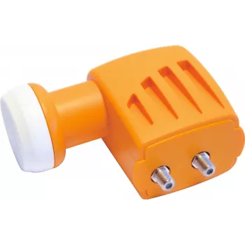 TELEVES 747802 Twin Universal LNB – 2 Wyjścia, Współczynnik Szumów 0,1 dB, Uchwyt 40 mm