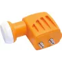 TELEVES 747802 Twin Universal LNB – 2 Wyjścia, Współczynnik Szumów 0,1 dB, Uchwyt 40 mm
