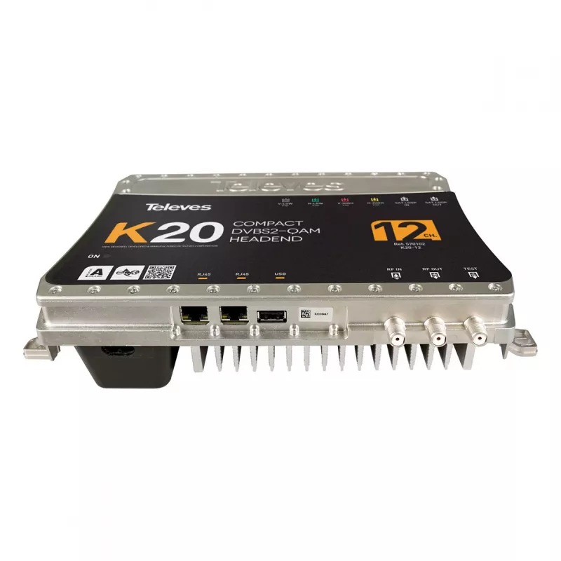 Televes K20-12 Compact Headend 12 Transponder DVB-S2 to QAM
