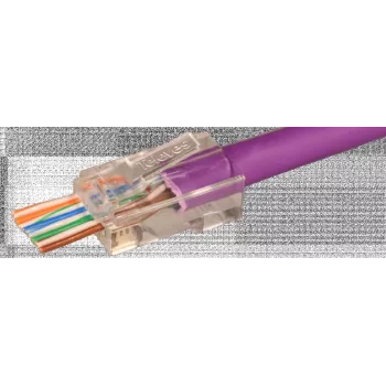 Wtyk RJ45 męski przelotowy TELEVES UTP Cat6 (209906)