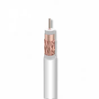 Televes T-100plus Kabel koncentryczny 1 m PVC klasa Eca 75 Ohm