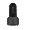 Tellur Dual USB Car Charger With QC 3.0, 6A Black