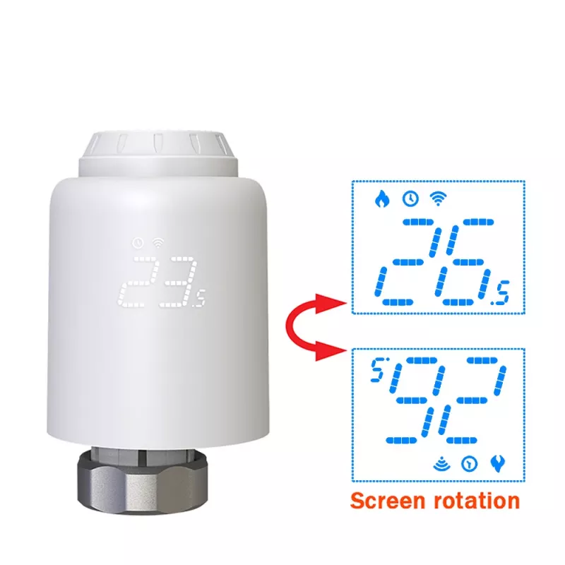 Tellur Smart WiFi Thermostatic Radiator Valve RVSH1 LED White