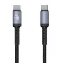 Tellur Type-C To Type-C Cable 3A 60W 1m Black