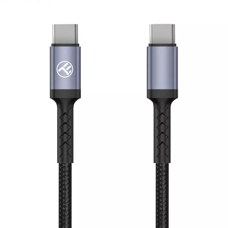Tellur Type-C to Type-C Cable 3A PD60W 2m Nylon Black