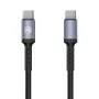 Tellur Type-C to Type-C Cable 3A PD60W 2m Nylon Black