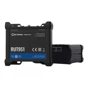 Teltonika RUT951 Dual SIM eSIM 4G LTE Cat 4 Router Wi-Fi z Zasilaczem UK
