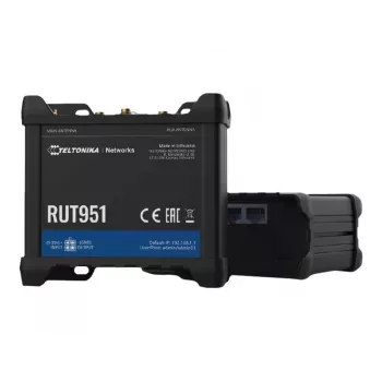 Teltonika RUT951 Dual SIM eSIM 4G LTE Cat 4 Router Wi-Fi z Zasilaczem UK