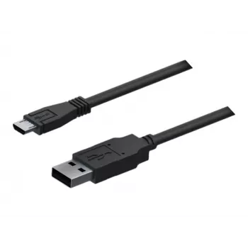 Teltonika Kabel USB 2.0, USB-A Męski do Micro-USB Męski (Czarny, 0,8 m)