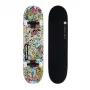 Tempish Crazzy Skateboard - 31 calowy klonowy deck, łożyska ABEC-7, koła 54mm 99A