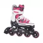 Tempish Rebel T Girl Wrotki inline regulowane EU 29-32 – Róż/Biały/Fiolet, koła 64mm, łożyska ABEC 5