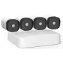 Zestaw do monitoringu Tenda 4-kamerowy PoE NVR K4P-4TR z dyskiem 4TB, kamery bullet 4MP, H.265+, IP67, noktowizja 30m