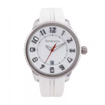 Zegarek damski TENDENCE 2093013 40mm Biały Silikon