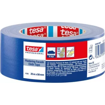 tesa 04398-00001-00 Taśma tynkarska niebieska 25 m x 50 mm