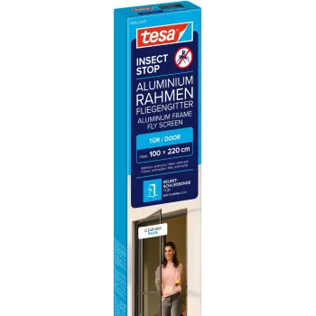 tesa Insect Stop antracytowa siatka przeciw owadom do drzwi 1,0 x 2,2 m 55192-00101-00
