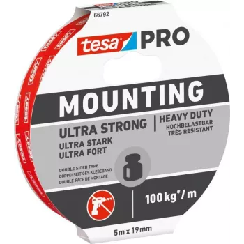 tesa Mounting PRO Ultra Strong 66792-00001-00 Taśma montażowa biała 5 m x 19 mm 1 rolka