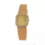 Zegarek TETRA Women 125-C (27mm) - Kwarcowy Analogowy Koperta ze Stali Nierdzewnej Biała Tarcza Pasek Skórzany