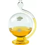 TFA 29.2000.01 Weather Globe - Analogowy barometr, termometr, higrometr - Czarny/Chrom