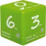 TFA 38.2035.04 Cube Timer Cyfrowy Timer do Herbaty - Biały, Odliczanie z Ustawieniami Wstępnymi 5/10/15/20 Min, LCD, Alarm Dźwiękowy, Bateria AAA