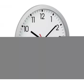 TFA 60.3522.02 Zegar ścienny radiowy srebrny