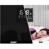 TFA 60.4508 Zegar ścienny sterowany radiowo, srebrna rama, biała tarcza, średnica 30 cm, cichy mechanizm