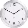 Zegar ścienny TFA 98.1091 - Kwarcowy analogowy, biała tarcza, czarne wskazówki, 25 cm, do montażu na ścianie