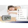TFA Dostmann Lumio Plus Radio Alarm Clock Black/Silver