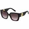 THE MARC JACOBS Damskie okulary przeciwsłoneczne kocie oko MARC687S807 Czarny/Szary gradient 54mm