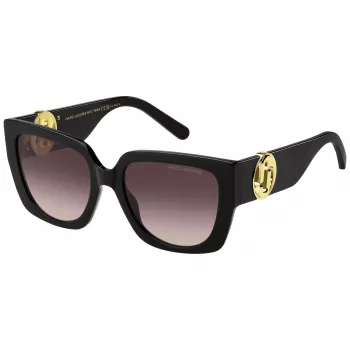 THE MARC JACOBS Damskie okulary przeciwsłoneczne kocie oko MARC687S807 Czarny/Szary gradient 54mm