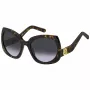 Okulary przeciwsłoneczne THE MARC JACOBS dla kobiet MARC808S086 - Czarna oprawka acetatowa, soczewki gradientowe szare, 57 mm
