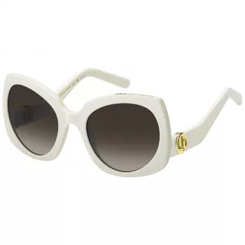Okulary przeciwsłoneczne THE MARC JACOBS dla kobiet MARC808SSZJ Czarny acetat Szare soczewki gradientowe 57/23/130 mm