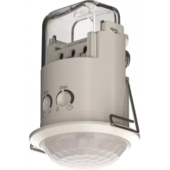 Theben PIRA T6 Mini podtynkowy sufitowy czujnik ruchu PIR 360° 230V biały 1030202