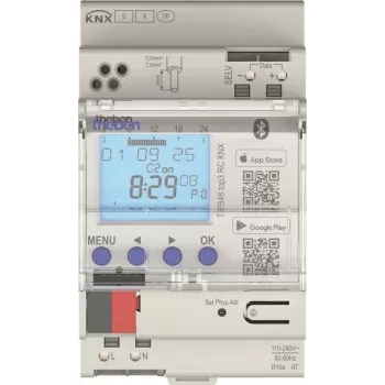 Theben TR 648 top3 RC KNX roczny przełącznik czasowy, 2-kanałowy, szyna DIN, 16 A, GPS, Astro, 800 programów 6489130