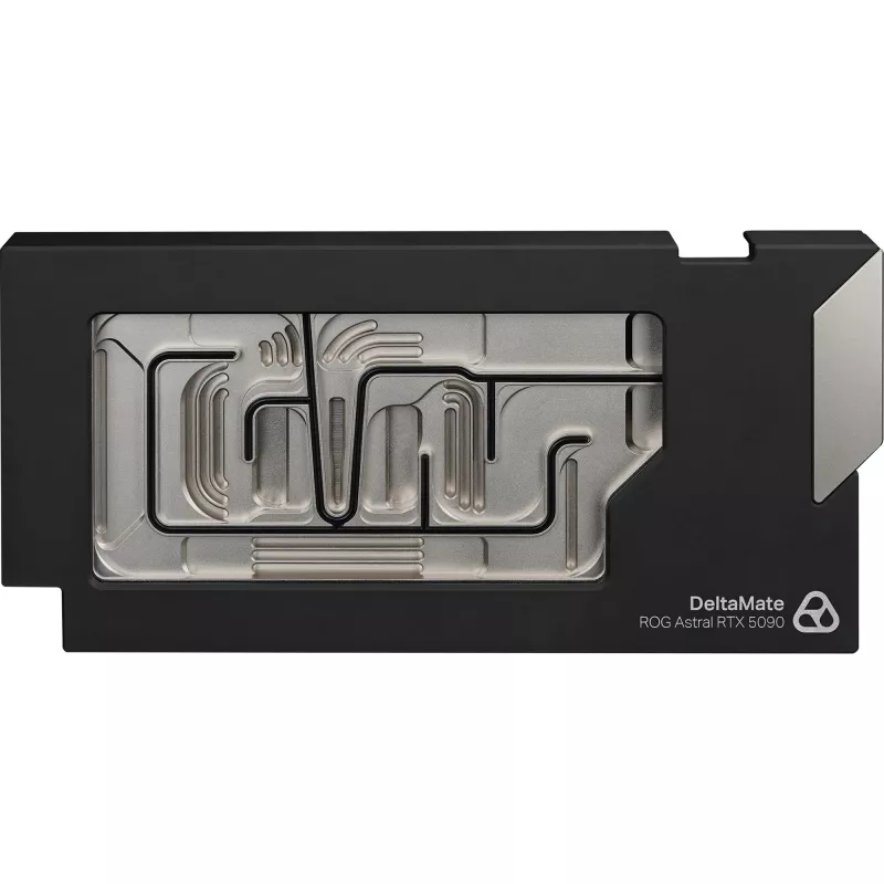 Thermal Grizzly DeltaMate GPU Water Block dla Astral RTX 5090, ARGB, z backplate - Akryl, Czarny